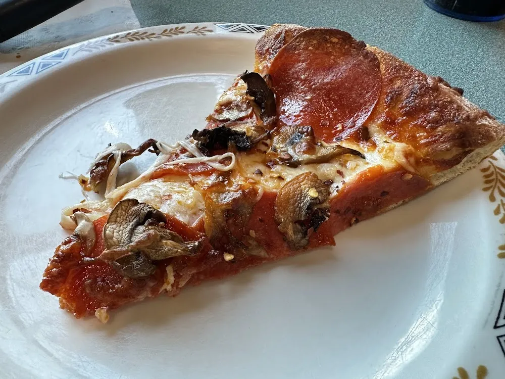 Pepperoni and Mushroom Pizza