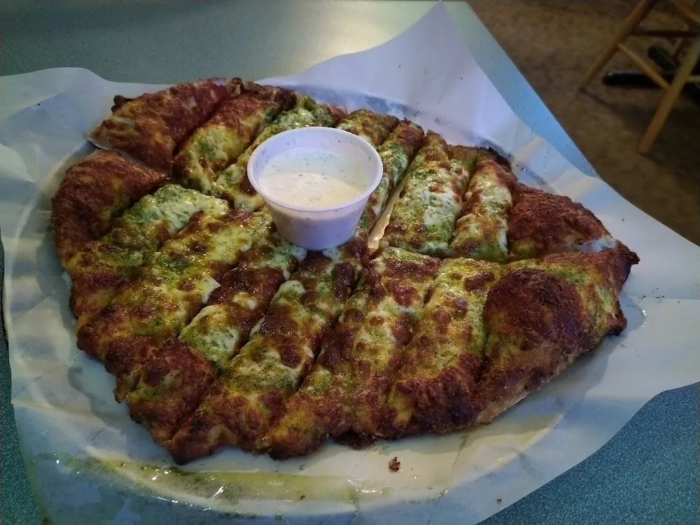 Pesto Cheesy Bread